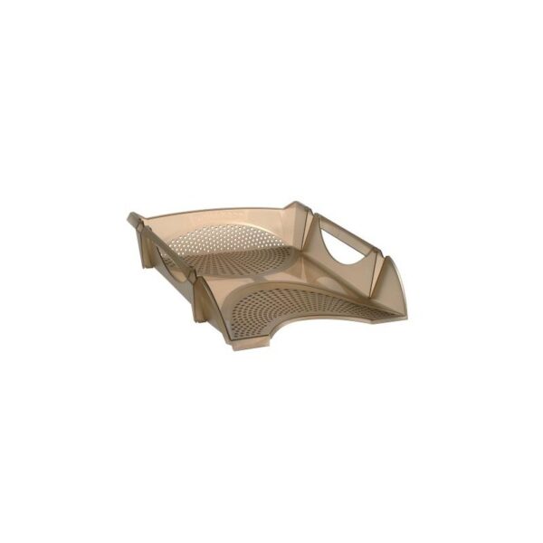 Tăvițe documente din plastic maro fumuriu transparent Koh-I-Noor Tăvițe documente din plastic maro fumuriu transparent Koh-I-Noor