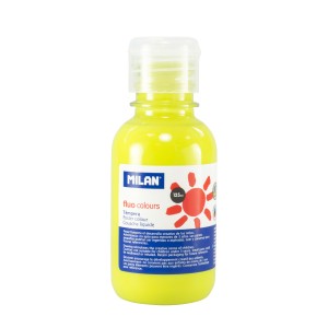 Tempera 125 ml culoare fluorescentă galben MILAN 034421
