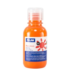 Tempera 125 ml culoare fluorescentă portocaliu MILAN 034425