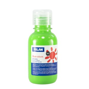Tempera 125 ml culoare fluorescentă verde MILAN 034461