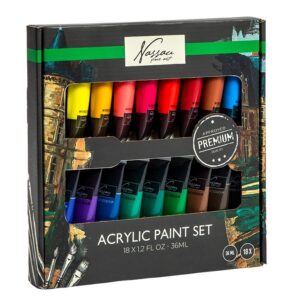 Tempera acrilică 18 culori x 36 ml Grafix Tempera acrilică 18 culori x 36 ml Grafix
