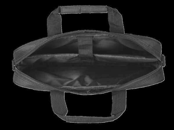GEANTA & RUCSACURI TRUST, pt. notebook de max. 16 inch, 1 compartiment, buzunar frontal, poliester, negru, "TR-21551" GEANTA & RUCSACURI TRUST, pt. notebook de max. 16 inch, 1 compartiment, buzunar frontal, poliester, negru, "TR-21551"