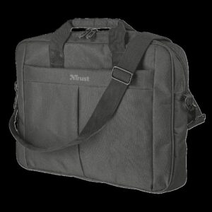 GEANTA & RUCSACURI TRUST, pt. notebook de max. 16 inch, 1 compartiment, buzunar frontal, poliester, negru, "TR-21551"