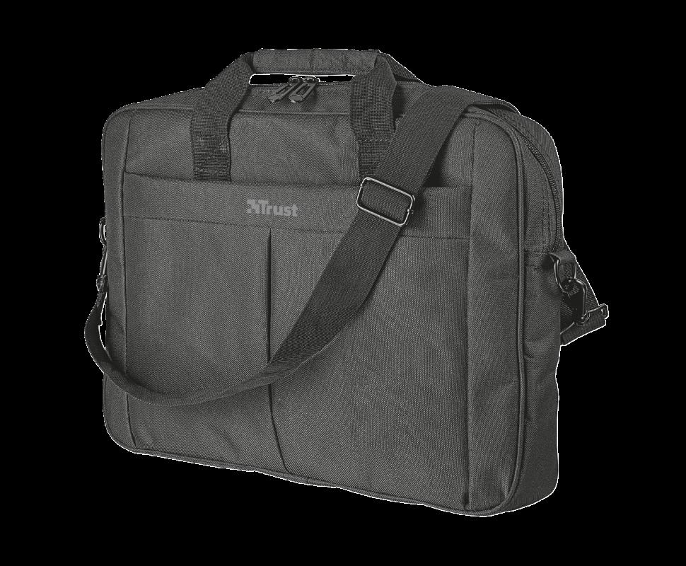 GEANTA & RUCSACURI TRUST, pt. notebook de max. 16 inch, 1 compartiment, buzunar frontal, poliester, negru, "TR-21551" GEANTA & RUCSACURI TRUST, pt. notebook de max. 16 inch, 1 compartiment, buzunar frontal, poliester, negru, "TR-21551"