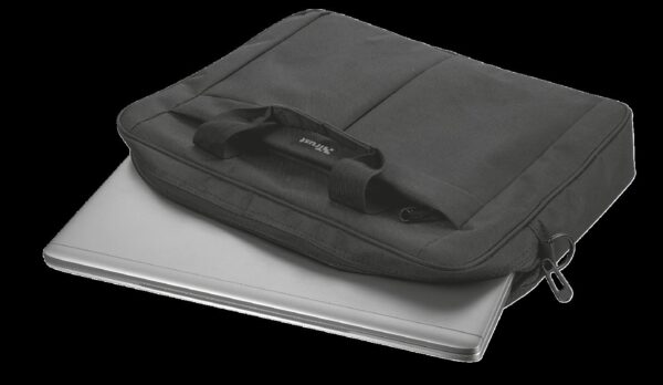 GEANTA & RUCSACURI TRUST, pt. notebook de max. 16 inch, 1 compartiment, buzunar frontal, poliester, negru, "TR-21551" GEANTA & RUCSACURI TRUST, pt. notebook de max. 16 inch, 1 compartiment, buzunar frontal, poliester, negru, "TR-21551"