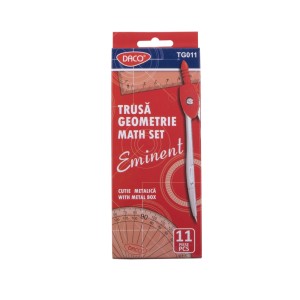 Trusă geometrie metalică DACO TG011