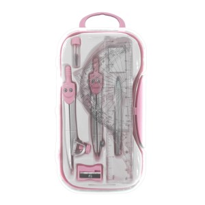 Trusă de geometrie din plastic Pastel DACO TG210P