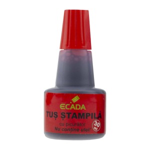 Tus pentru ștampilă ECADA 30 ml roșu 99030R