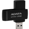 MEMORIE USB 3.2 ADATA 128 GB, protectie slide laterala, carcasa plastic, negru, "UC310-128G-RBK"