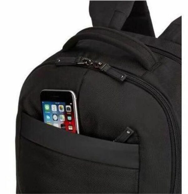 RUCSAC CASE LOGIC, pt. notebook de max. 15.6 inch, 2 compartimente, buzunar frontal x 2 | buzunar lateral x 2, waterproof, nylon, negru, "NOTIBP-116 BLACK" / 3205329 RUCSAC CASE LOGIC, pt. notebook de max. 15.6 inch, 2 compartimente, buzunar frontal x 2 | buzunar lateral x 2, waterproof, nylon, negru, "NOTIBP-116 BLACK" / 3205329
