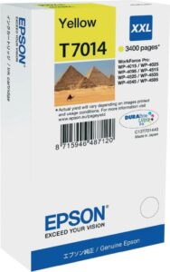 Cartus Cerneala Original Epson Yellow, T7014, pentru WP4000|4500, , , "C13T70144010"(RAPO)