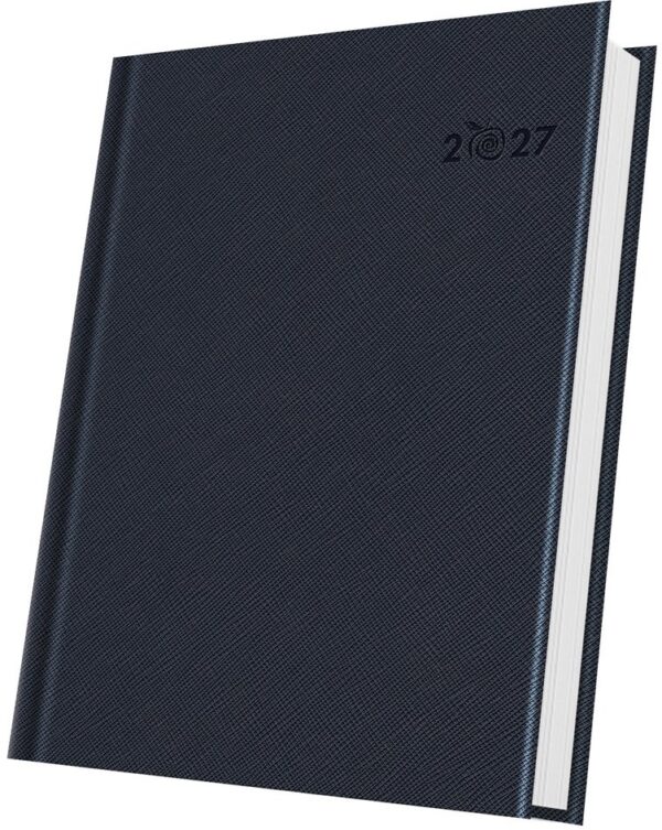 Agendă A5 datată Herlitz Premium Deluxe albastru 2027 400216648