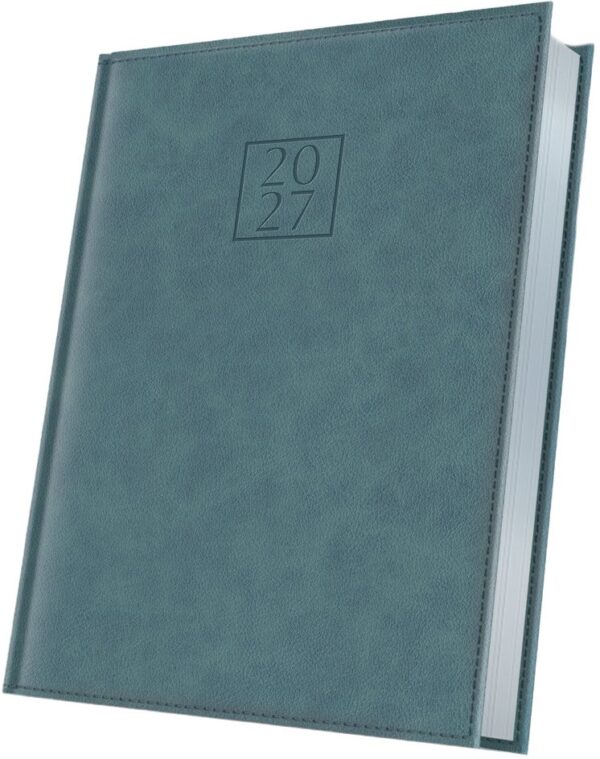 Agenda datată A5 Herlitz Premium Deluxe verde cipru 2027 400216643 Agenda datată A5 Herlitz Premium Deluxe verde cipru 2027