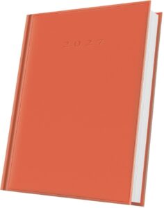 Agendă datată A5 HERLITZ portocaliu 2027 400216591