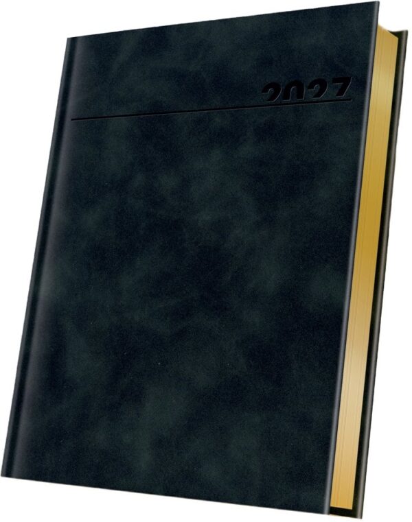 Agenda datată A5 Herlitz Premium Deluxe negru 2027 400216626