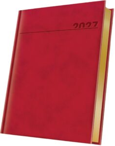 Agendă datată A5 Herlitz Premium Deluxe roșu 2027 400216627