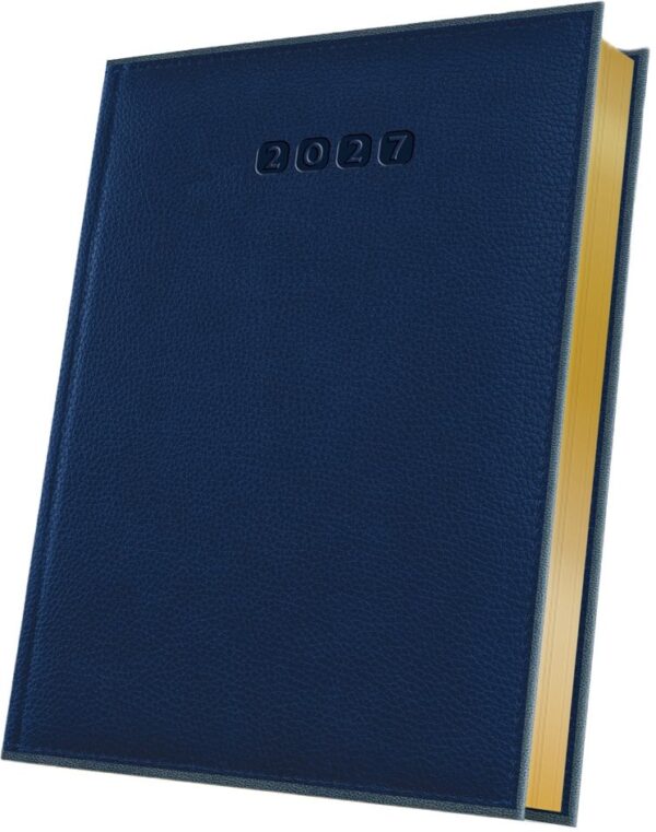 Agenda datată A5 Herlitz Premium Deluxe gri/albastru 2027 400216549 Agendă datată A5 Herlitz Premium Deluxe gri/albastru 2027