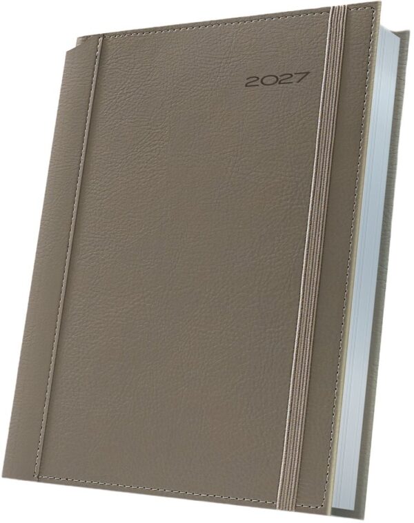 Agendă A5 datată Herlitz Premium Deluxe bej 2027 400216642 Agendă A5 datată Herlitz Premium Deluxe bej 2027