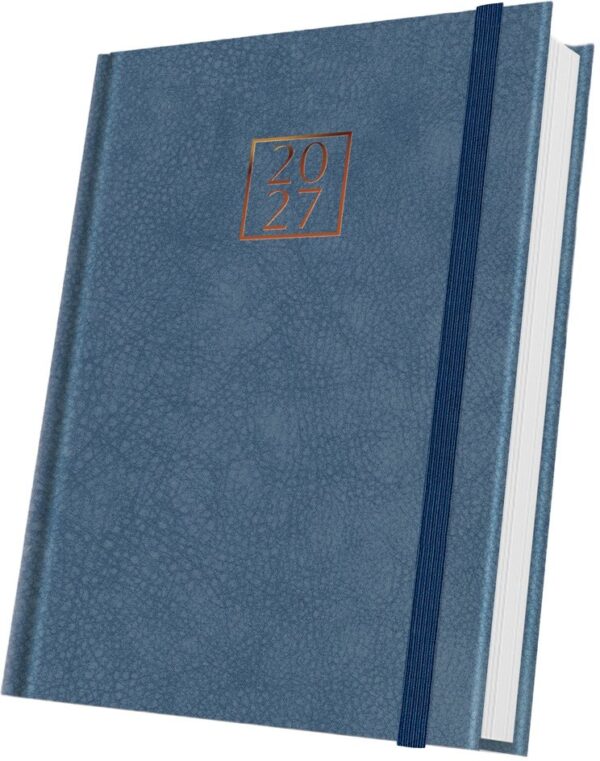Agendă datată A5 Herlitz Premium Deluxe albastru denim 2027 400216647 Agendă datată A5 Herlitz Premium Deluxe albastru denim 2027