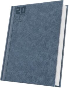 Agenda A5 datată Herlitz Premium Deluxe albastru denim 2027 400216652 Agendă A5 datată Herlitz Premium Deluxe albastru denim 2027 400216652