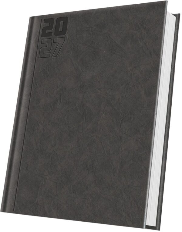 Agendă datată A5 Herlitz Premium Deluxe gri antracit 2027 400216653 Agendă datată A5 Herlitz Premium Deluxe gri antracit 2027