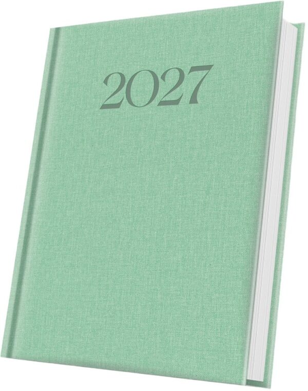 Agendă datată A5 HERLITZ Premium Deluxe verde mentă 2027 400216662 Agendă datată A5 HERLITZ Premium Deluxe verde mentă 2027