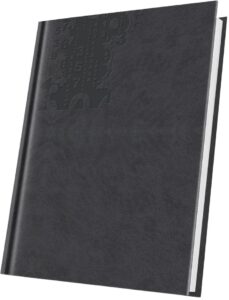 Agendă nedatată Herlitz A5 224 pagini gri închis 400216670