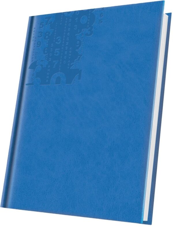 Agendă nedatată A5 Herlitz 224 pagini, albastru regal, 400216672