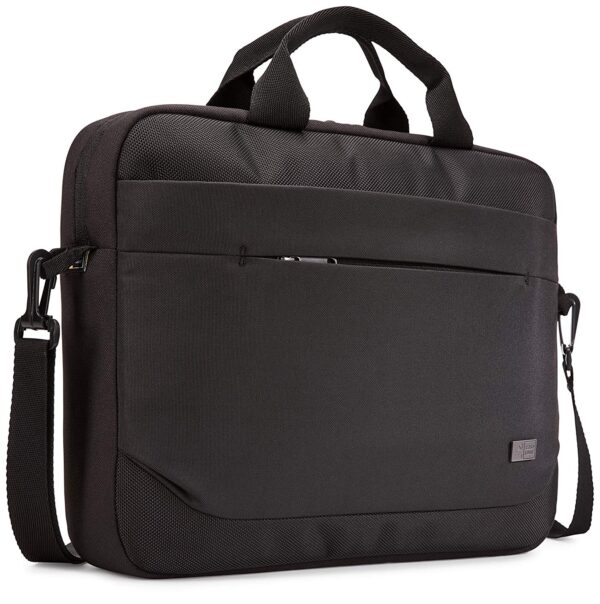 GEANTA CASE LOGIC, pt. notebook de max. 14 inch, 1 compartiment, buzunar frontal x 2, waterproof, poliester, negru, "ADVA-114 BLACK"/3203986 GEANTA CASE LOGIC, pt. notebook de max. 14 inch, 1 compartiment, buzunar frontal x 2, waterproof, poliester, negru, "ADVA-114 BLACK"/3203986