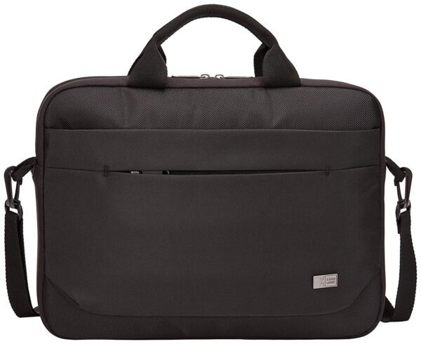 GEANTA CASE LOGIC, pt. notebook de max. 14 inch, 1 compartiment, buzunar frontal x 2, waterproof, poliester, negru, "ADVA-114 BLACK"/3203986 GEANTA CASE LOGIC, pt. notebook de max. 14 inch, 1 compartiment, buzunar frontal x 2, waterproof, poliester, negru, "ADVA-114 BLACK"/3203986