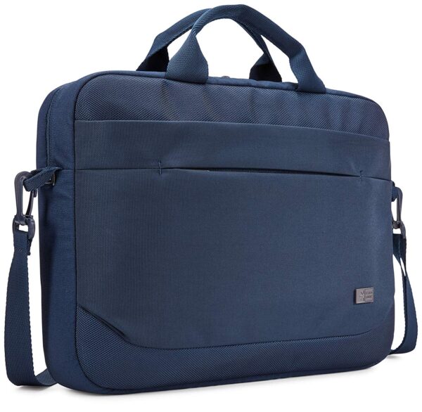 GEANTA CASE LOGIC, pt. notebook de max. 14 inch, 1 compartiment, buzunar frontal x 2, waterproof, poliester, albastru, "ADVA-114 DARK BLUE"/3203987 GEANTA CASE LOGIC, pt. notebook de max. 14 inch, 1 compartiment, buzunar frontal x 2, waterproof, poliester, albastru, "ADVA-114 DARK BLUE"/3203987