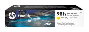 Cartus Cerneala Original HP Yellow, nr.981Y, pentru PageWide E58650|556|586, 20K, , "L0R15A" Cartus Cerneala Original HP Yellow, nr.981Y, pentru PageWide E58650|556|586, 20K, , "L0R15A"
