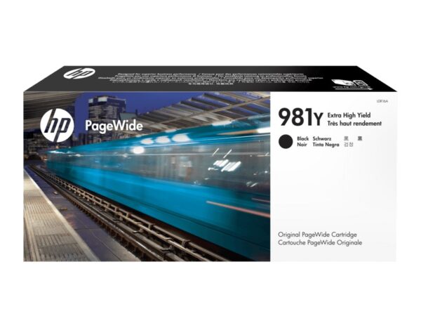 Cartus Cerneala Original HP Black, nr.981Y, pentru PageWide E58650|556|586, 20K, , "L0R16A" Cartus Cerneala Original HP Black, nr.981Y, pentru PageWide E58650|556|586, 20K, , "L0R16A"