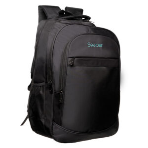RUCSAC SPACER CHICAGO BLACK, pt. notebook de max. 17", 3 compartimente, buzunar frontal, buzunar lateral x 2,2 manere, waterproof, poliester, negru, "Chicago", "SPBP-CHICAGO-BK"