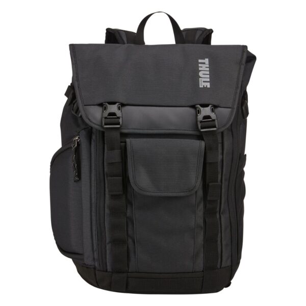 RUCSAC THULE, pt. notebook de max. 15 inch, 1 compartiment, buzunar frontal x 3 | buzunar lateral x 2, waterproof, nylon, negru, "TSDP-115 DARK SHADOW" / 3205289