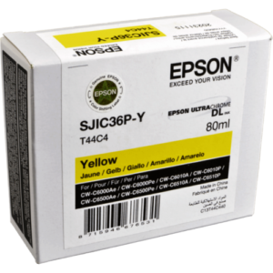 Cartus Cerneala Original Epson Yellow, T44C440, pentru CW-C6500|C6000, , , "C13T44C440"