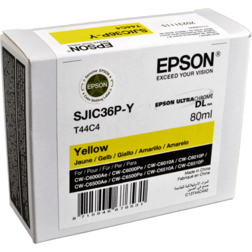 Cartus Cerneala Original Epson Yellow, T44C440, pentru CW-C6500|C6000, , , "C13T44C440" Cartus Cerneala Original Epson Yellow, T44C440, pentru CW-C6500|C6000, , , "C13T44C440"