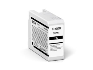 Cartus Cerneala Original Epson Photo Black, T47A1, pentru UltraChrome Pro 10, 50ml, , "C13T47A100"
