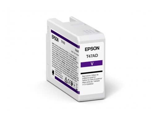 Cartus Cerneala Original Epson Violet, T47AD, pentru UltraChrome Pro 10, 50ml, , "C13T47AD00"(RAPO)