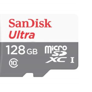 CARD MicroSD SANDISK, 128 GB, MicroSD, clasa 10, standard UHS-I U1, "SDSQUNR-128G-GN6MN"