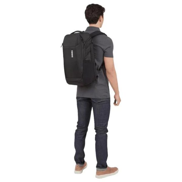 RUCSAC THULE, pt. notebook de max. 15.6 inch, 1 compartiment, buzunar frontal x 3 | buzunar lateral x 2, waterproof, poliester, negru, "TACBP2216 BLACK" / "3205382" RUCSAC THULE, pt. notebook de max. 15.6 inch, 1 compartiment, buzunar frontal x 3 | buzunar lateral x 2, waterproof, poliester, negru, "TACBP2216 BLACK" / "3205382"